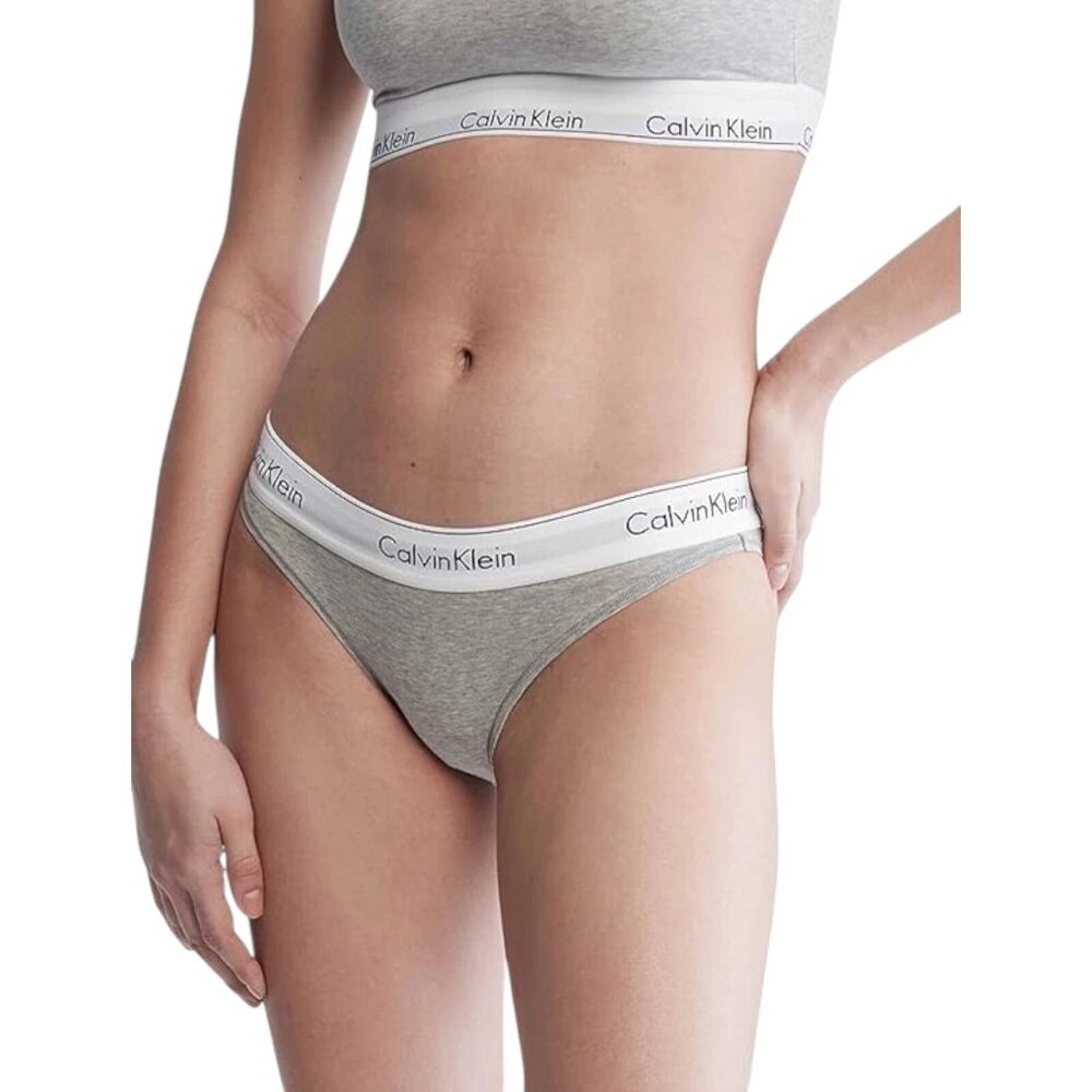 Calvin Klein Women’s Bikini F3787 Underwear NIB - Grey